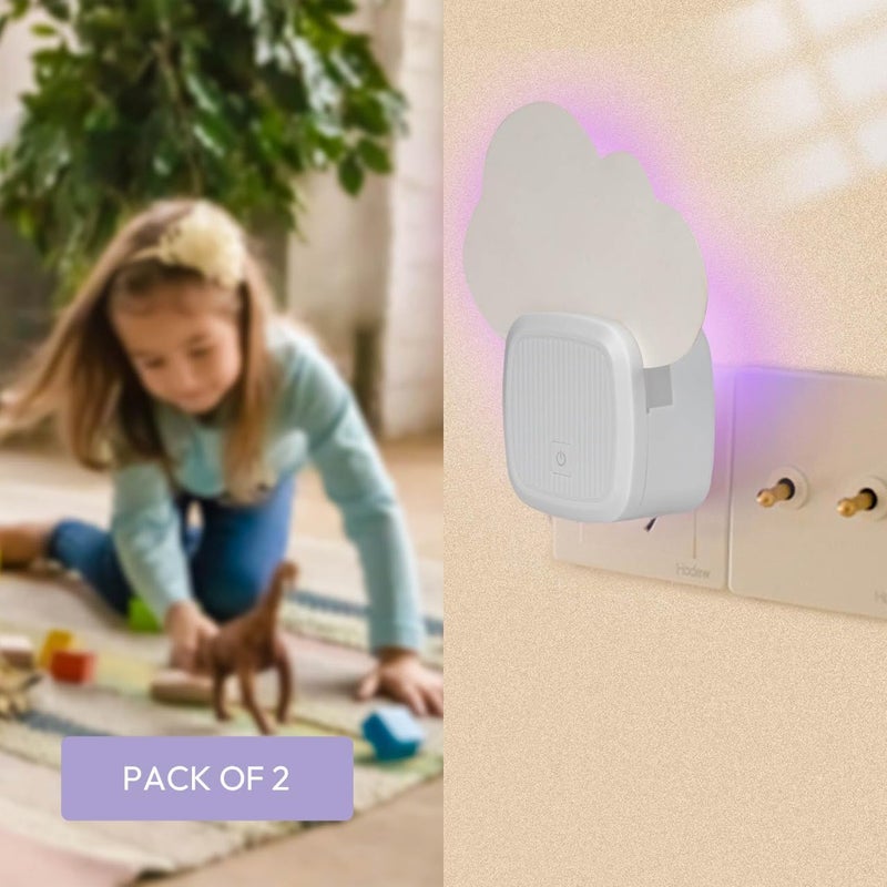 Mosquito Killer Plug in Flying Insect Light Trap | Mosquito Night Light Plug in | Indoor Trap for Mosquito | Indoor | Mosquito Killer Electric (White, 2pack) - Image 4